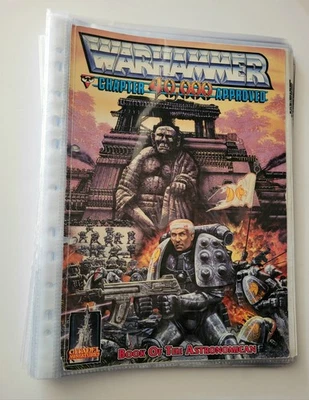 Vintage Warhammer Rules Rogue Trader Chapter Approved Book Of The Astronomican - Image 1 of 4