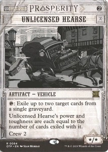 Juego fúnebre Magic The Gathering sin licencia (0064) *sin papel* Showcase Outlaws Thunder Junction casi nuevo/como nuevo - Imagen 1 de 2