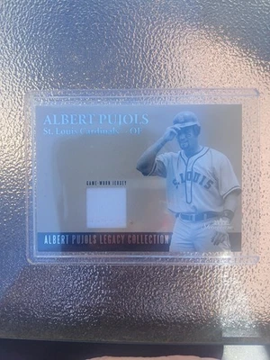 2004 Fleer Showcase Legacy Colletction Game Used Relic Albert Pujols /100 - Image 1 of 2
