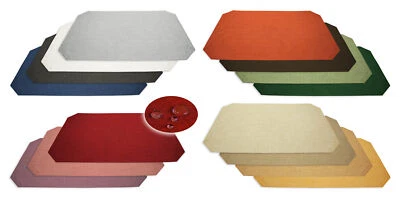 Platzset 35x50 cm Struktur Leinenoptik Fleckenschutz Tischset beschichtet  - Bild 1 von 4