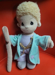 Belén Muñeco de Peluche Pastor Joseph Pastor Colas Tiernas Precious Moments 1999 10" De Colección - Imagen 1 de 3