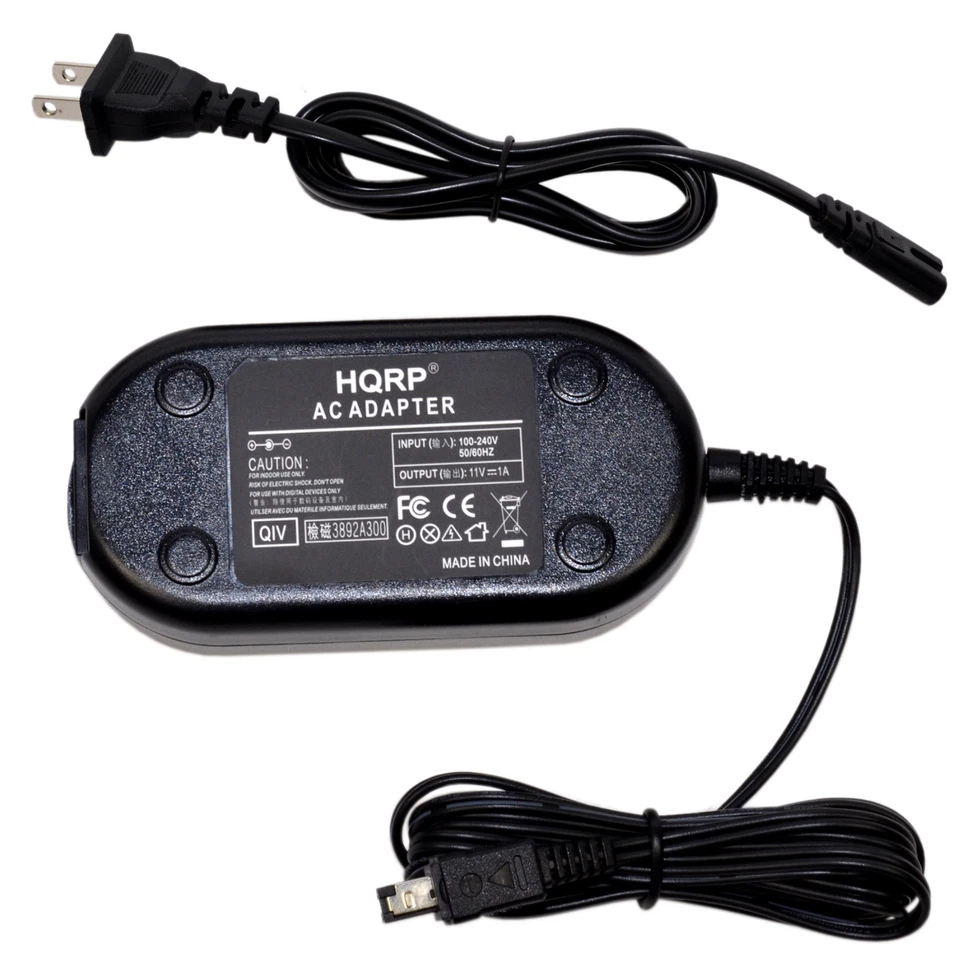 AC Adapter Charger for JVC GR-D350 GR-D350EW GR-D750 GR-D770 GR-D770U Camcorder - Image 1 of 4