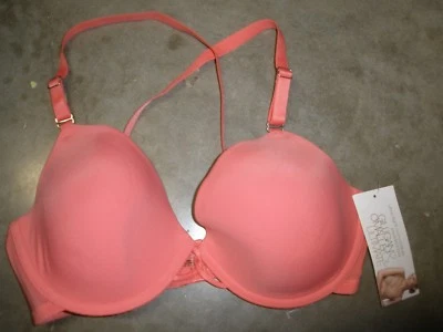 全新 Peach Bra Gilligan & O'Malley Ultimate 34D 加垫 超轻敞篷车 — 第 1/4 张图片