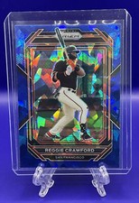 2023 Panini Prizm Reggie Crawford San Francisco Giants BLUE CRACKED ICE PARALLEL