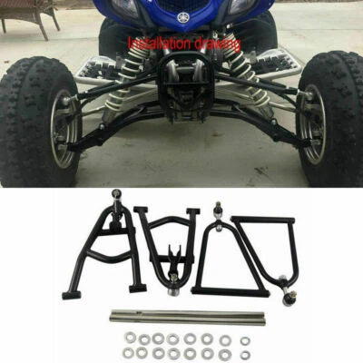 Sport Extended A-Bras+ 2'' Wide Adjustable Pour Yamaha Raptor 660 YFM660R 01-05 - Image 1 of 4
