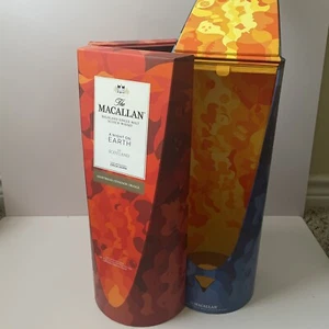The Macallan A Night On Earth Empty Box Shortbread Cinnamon Orange No Bottle - Picture 1 of 9