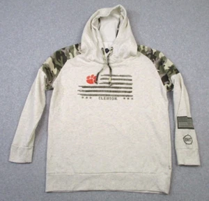 Clemson Tigers Sudadera con Capucha Mujer XXL OHT Operación Sombrero Truco Bandera de EE. UU. Camuflaje Militar - Imagen 1 de 14
