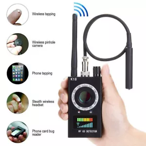 K18 / K18S Spy Cam Detector DEW RF EMF Signal GPS Detector Audio Bug Magnetic - Picture 1 of 7