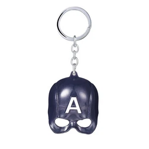 Captain America Maske Retro Vintage Film/Comics Charm Anhänger Schlüsselanhänger Schlüssel - Bild 1 von 1
