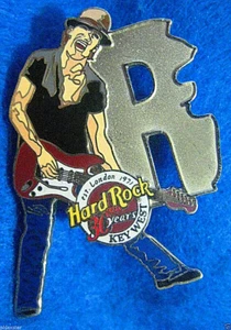 KEY WEST BRUCE SPRINGSTEEN THE BOSS LETTER R MUSICIAN SERIES Hard Rock Cafe PIN - Picture 1 of 1