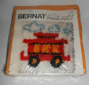 BERNAT RUG KIT #T8437 CABOOSE 12x12 - Picture 1 of 4