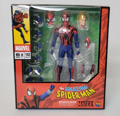 ПОДЛИННЫЙ MAFEX 143 Ben Reilly Spider-Man - Marvel Comics фигурка - ПРОДАВЕЦ ИЗ США - Изображение 1 из 3
