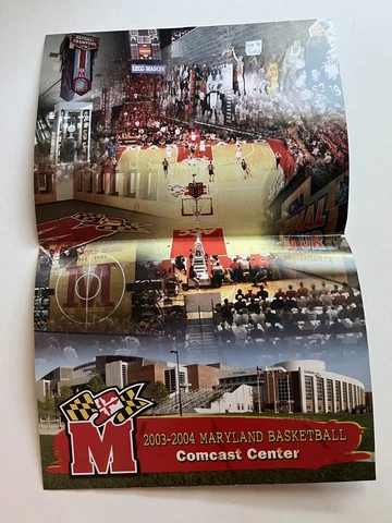 2003 Maryland Terrapins vs Patriots scorecard/ poster Cover