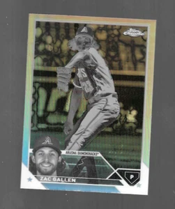ZAC GALLEN 2023 Topps CHROME NEGATIVE REFRACTOR #49 DIAMONDBACKS SP - Picture 1 of 2
