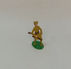 Vintage Lincoln Logs 2" Frontiersman Daniel Boone Davie Crocket Metal Figure - Picture 1 of 6