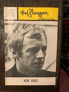 1968 Lindy Opera House The Playgoer magazine / Joe Egg / playbill - Picture 1 of 3