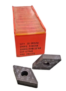 (10 Pcs) Carboloy DNMG 543 E48 Grade: 570 Carbide Inserts - Picture 1 of 4