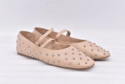 Mujer Aldo Marylina Tachonado Estilo Ballet Pisos con Hebilla en Beige Talla 8.5 Foto 1 de 4