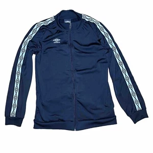 Umbro Youth Boys Warm Up Full Zip Soccer Black Track Jacket Active Large 16/18 - Picture 1 of 12