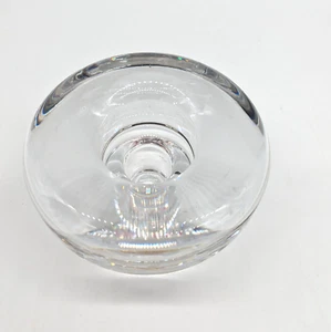 Dansk Full Lead Crystal Jens Quistgaard Candle Holder Modern Scandinavian Japan - Picture 1 of 7