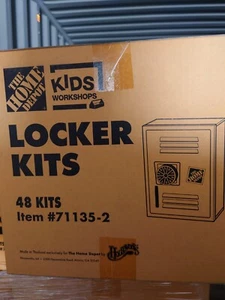 Home Depot Kids Workshop Locker Kits (48 kits) Craft - VBS or Pre-School Project - Picture 1 of 13
