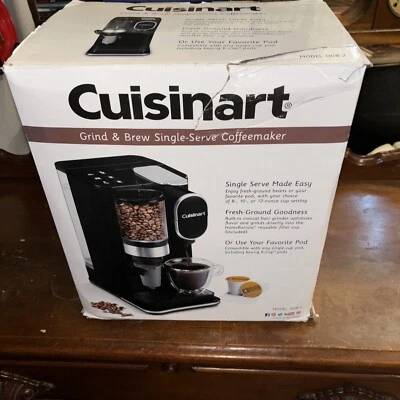 New DGB-2 Cuisinart Burr Grind and Brew Single Serve 48 oz Coffee Maker Brewer - Image 1 of 4