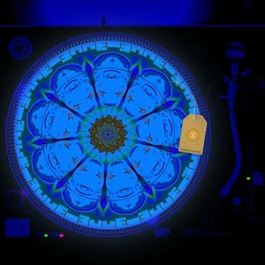 Martians Turntable Slipmat GLOW BLACKLIGHT 12 inch for DJ Vinyl LP - Picture 1 of 2