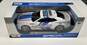 Maisto 2010 Chevrolet Camaro SS RS Police Car 1:18 Scale Die cast NIB New In Box - Picture 1 of 6