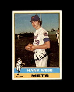 Hank Webb Hand Signed 1976 Topps New York Mets Autographed - Picture 1 of 2
