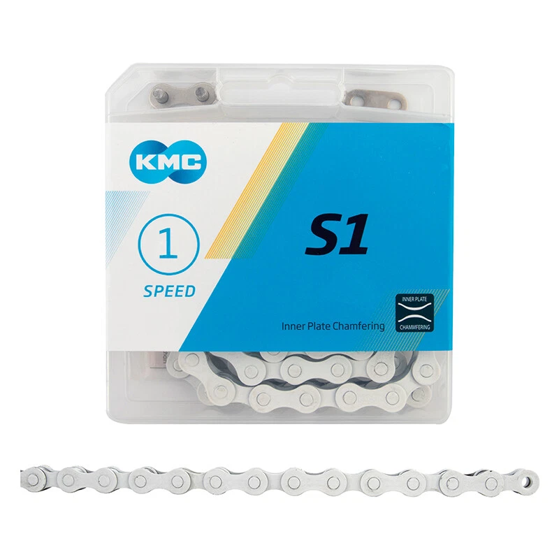 Chain KMC S1 1speed 1/2 x 1/8 White 112L - Image 1 of 1