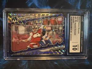2023 Mosaic Aaron Donald Bang! Mosaic CGC 10 GEM MINT - Picture 1 of 2