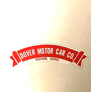 Dover Motors OH Hudson Dealer Sticker 1947 1948 1949 1950 1951 1952 1953 1954 55 - Picture 1 of 3