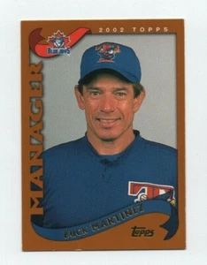 2002 TOPPS MANAGER BUCK MARTINEZ #293 TORONTO BLUE JAYS - Picture 1 of 1