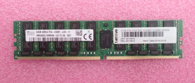 Lenovo 64GB 4DRx4 DDR4 PC4-2400T LRDIMM 288-Pin Server Memory 95Y4814 95Y4812 - Image 1 of 4