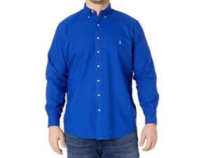 Neu Polo Ralph Lauren Big Tall klassisches stückgefärbtes Oxford-Hemd für Herren LT M0901 - Bild 1 von 2