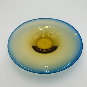 Vintage Zbigniew Horbowy Plate from the 'Baltyk' series Blue Yellow Poland 1 pcs - Picture 1 of 7