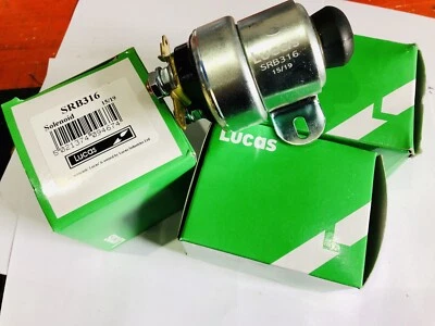 Solenoide/relé del motor Austin Mini Lucas 2ST 12 voltios S/, BCA4501, Lucas SRB316 Foto 1 de 3