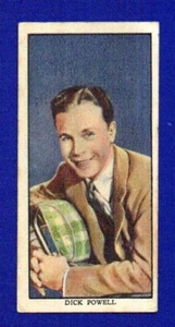 DICK POWELL 1939 MARS CONFECTIONS FAMOUS FILM STARS #47 EXCELLENT NO CREASES - Picture 1 of 2