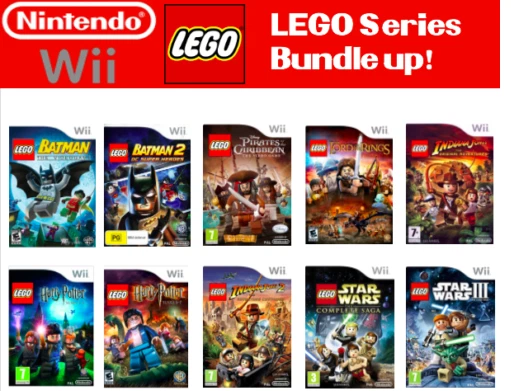 Lego Spiele - Nintendo Wii - Wähle Deine Paket - Batman Pirates Star Wars Töpfer - Bild 1 von 1