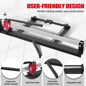800mm Hand Manual Tile Cutter Floor Wall Cutting Machine Tool Ceramic Porcelain - Picture 1 of 12