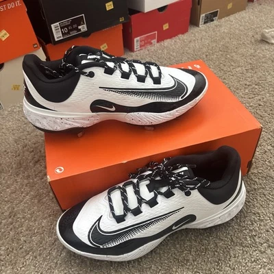 Nike Alpha Huarache Elite 4 Low FD2745-110 Baseball Cleats Men’s Size 12 - Image 1 of 4