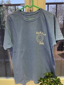 Urban Outfitters Men's Graphic T-Shirt Blue, Size Medium - Picture 1 of 6