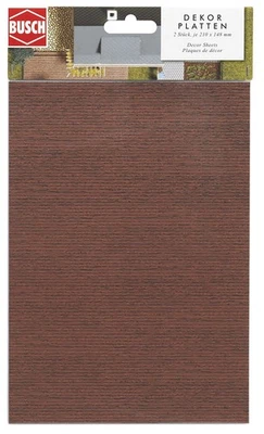 Busch 7039 Sheet Wood Planking 2/ HO Scenery Scale Model Scenery - Image 1 of 2