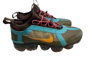 Nike Vapormax 2019 Utility Women's Olive Blue Multicolor BV6353-200 Size 8.5 - Picture 1 of 5