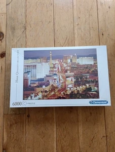 Clementoni Las Vegas 6000 Piece Jigsaw Puzzle Made in Italy 66.5" x 46.5" NEW - Picture 1 of 7