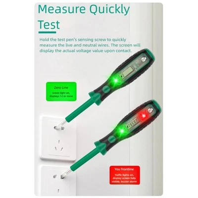 Multifunctional Potential Transducer Screwdriver Tool Highlighting LCD Screen - Image 1 of 4