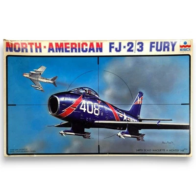 1979 ESCI Ertl North-American FJ-2/3 Fury 1:48 Scale Kit #4042 ☆New Sealed Kit*² - Image 1 of 4