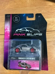 Pink Slip Porsche 911 GT3 RS 911 By Jada Die Cast Car 1:64 Scale NIB - Picture 1 of 3