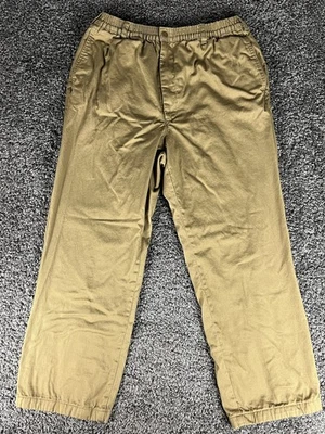 Pantalones Haband's Ice House Franela Forrados Pantalones Pierna Recta Marrón Para Hombre Talla 36M Foto 1 de 4