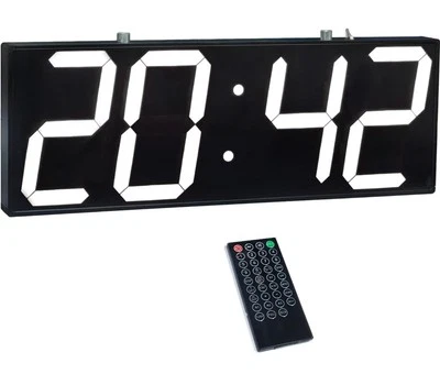 Große digitale Wanduhr mit doppelseitiger Anzeige - Bild 1 von 4